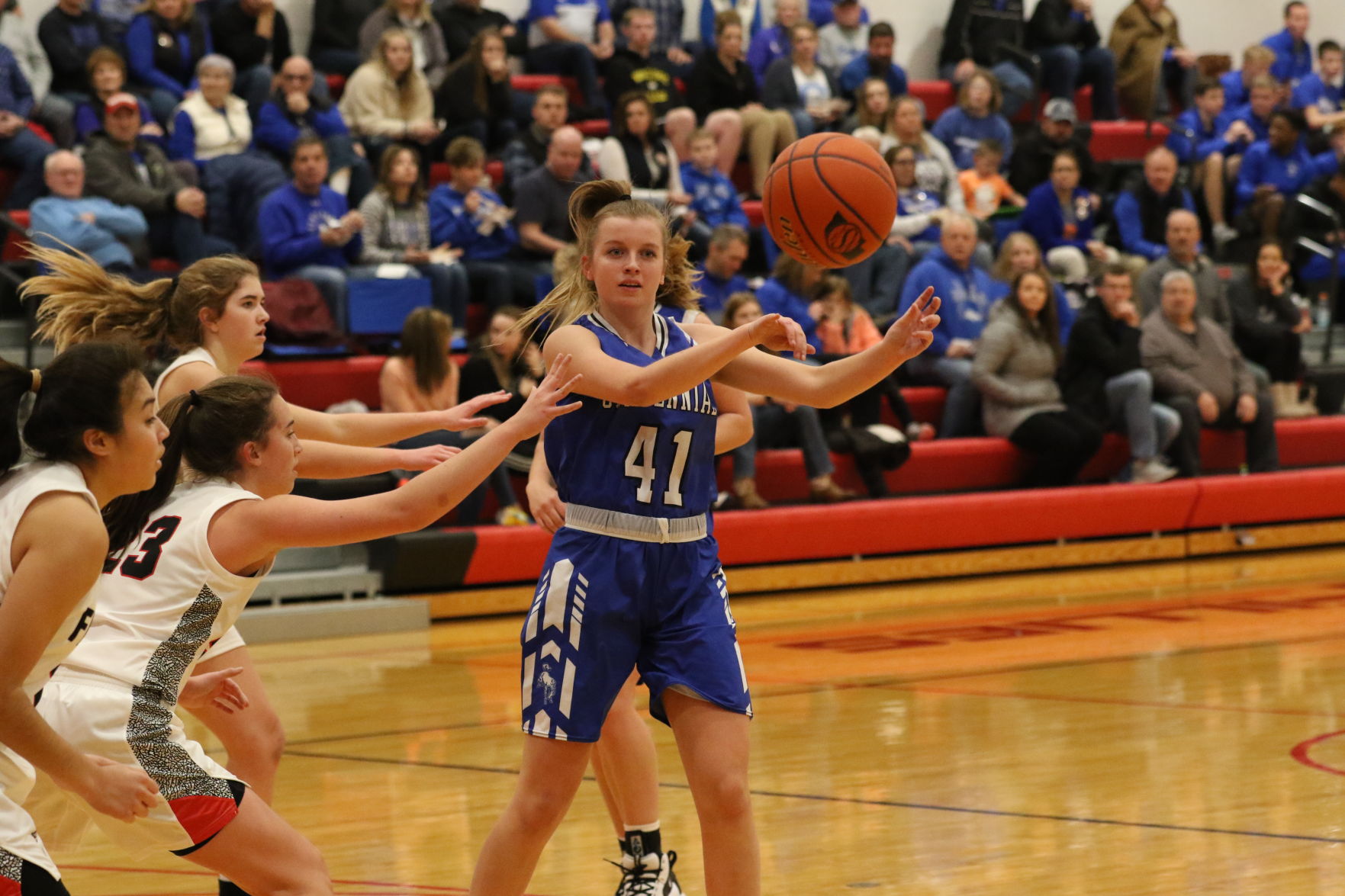 Centennial girls basketball at Sutton 11.JPG